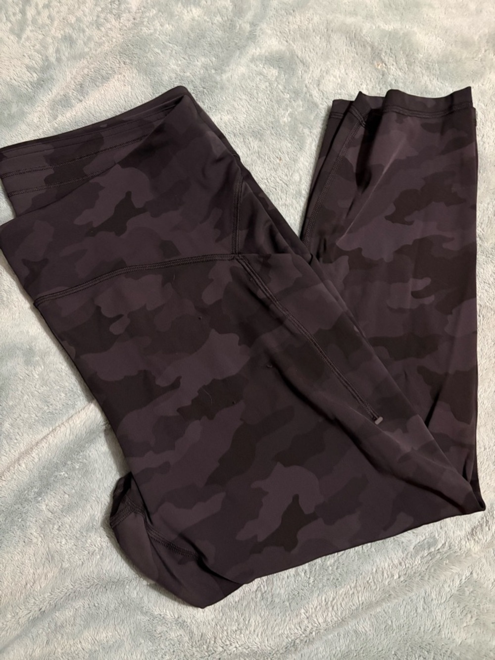 Lululemon Gray Black Camo Leggings